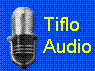 Dibujo micrófono del podcast Tiflo Audio.